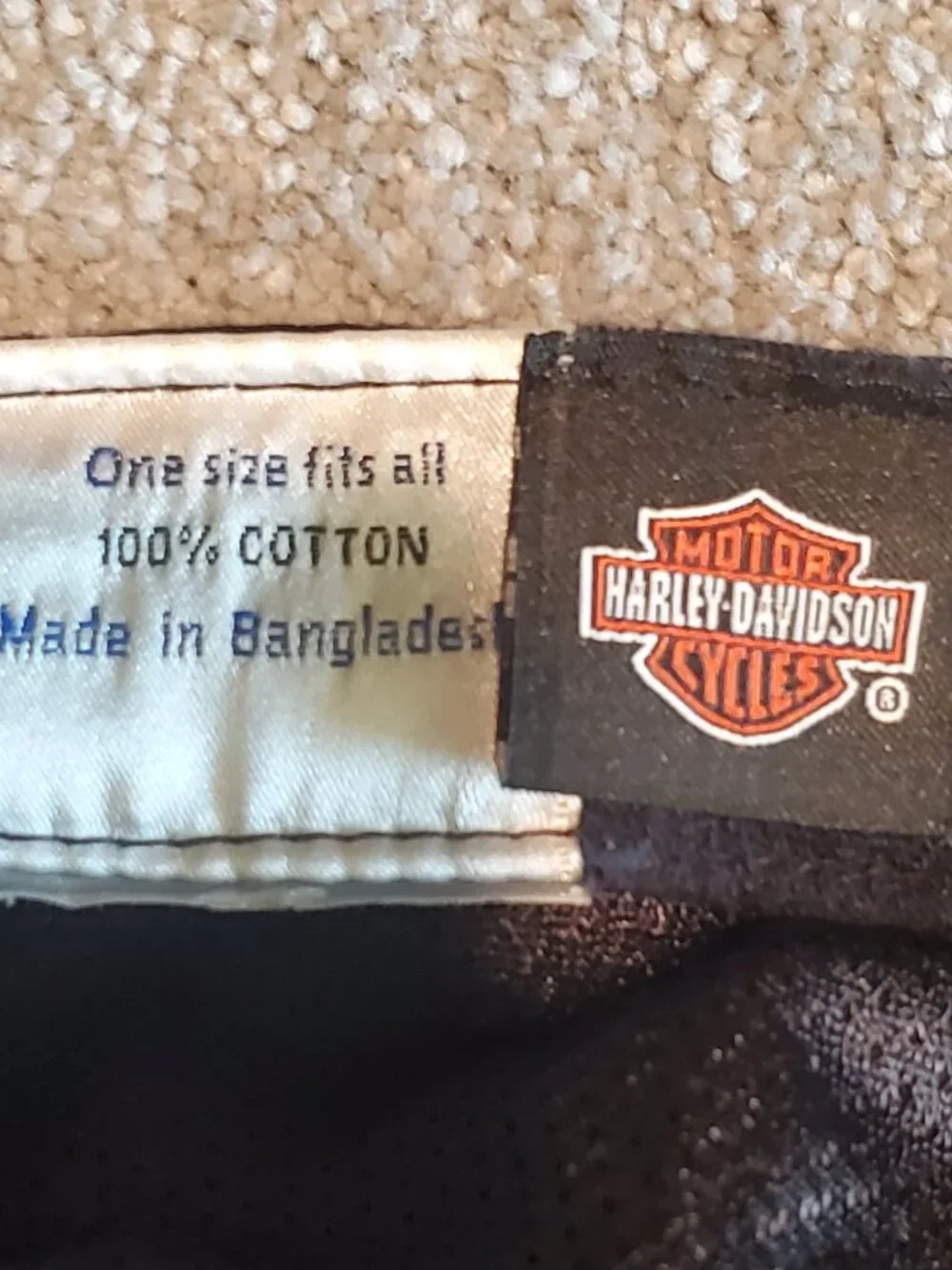 Harley-Davidson Black Skull Cap
